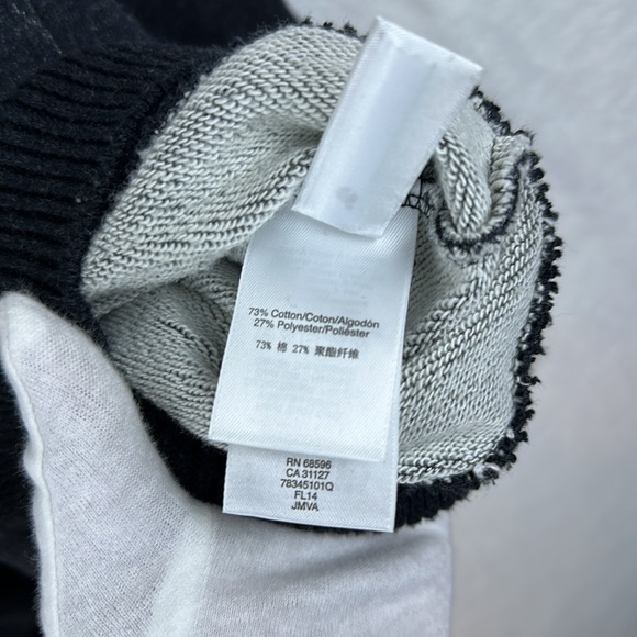 DKNY Men’s Button Up Cardigan Black Size Large - Picture 6 of 9